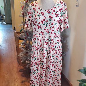 Vintage 90's cherries dress